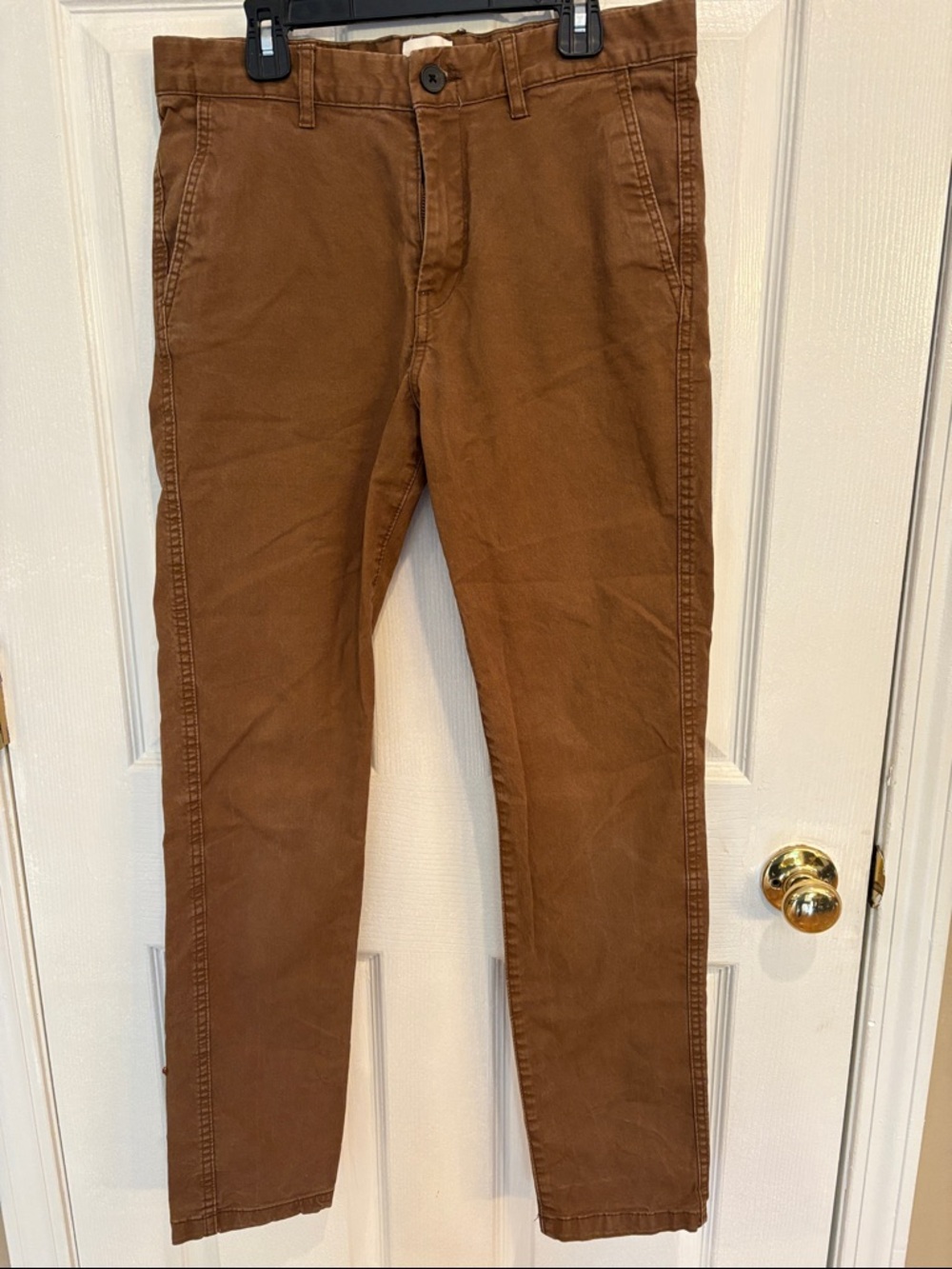 H&M Men's Rust Brown Chino Pants